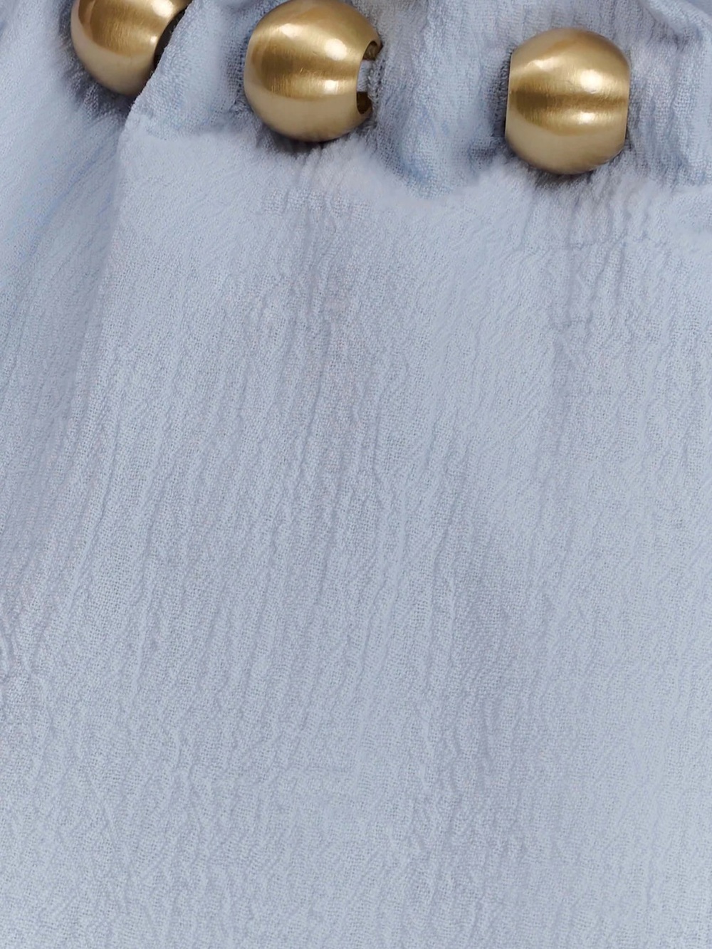 Meshki Abeda Cotton Maxi Dress With Hardware - Pale Blue - Picture 6 of 8